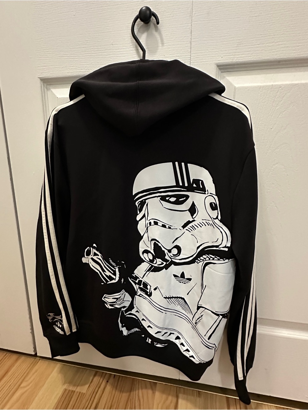 Star Wars x Adidas 2010 mens small stormtrooper zip hoodie